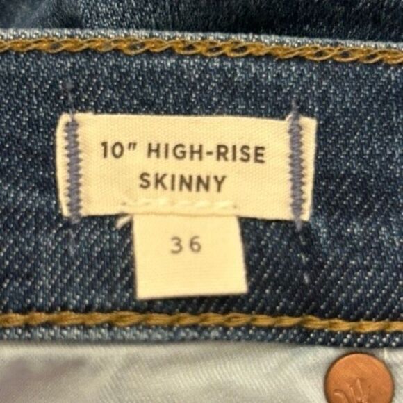 Madewell 10" High-Rise Skinny size 36 - Picture 5 of 10